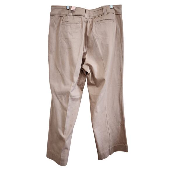 DressBarn Dress Pants Regular Fit Straight Leg High Waisted Beige Size 18W NWT - Picture 2 of 9